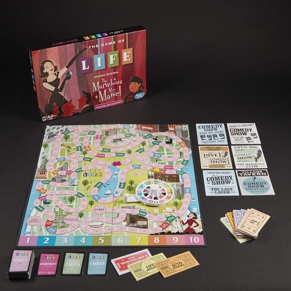 3/$77❤️new The Game of Life: The Marvelous Mrs. Maisel Edition Board Game Amazon - Picture 8 of 16